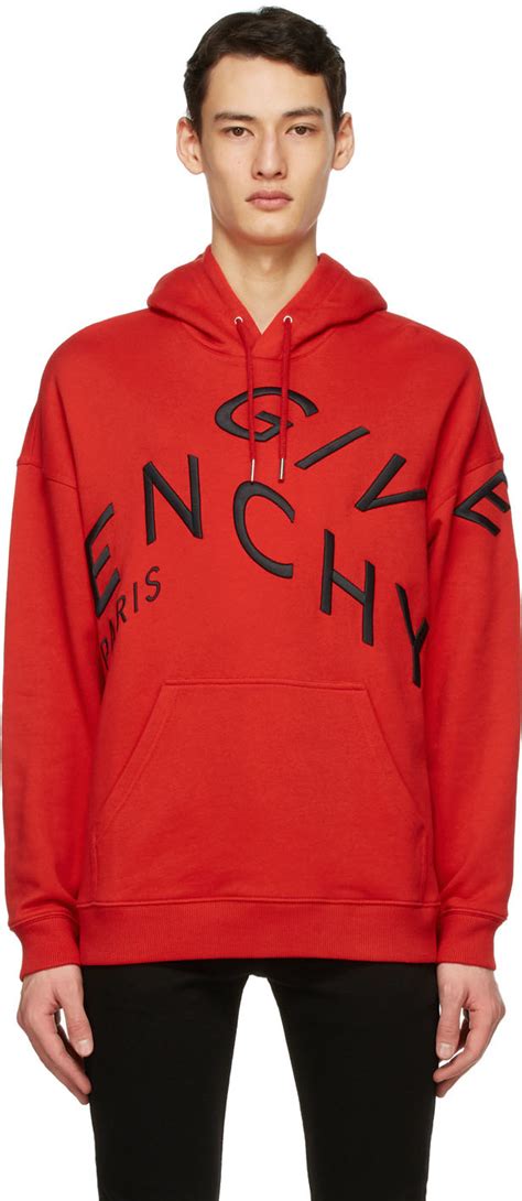 givenchy red hoodie ebay|reversible Givenchy black hoodie.